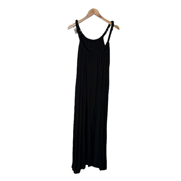 NWT Tularosa Poesie Black Maxi Gauzy Dress L - Picture 5 of 9